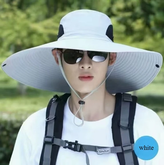 Oversized brim sun hat UV Protection Breathable Mesh Cap Foldable Men and Women Outdoor Fishing Hiking Beach Caps
Oversized brim sun hat UV Protection Breathable Mesh Cap Foldable Men and Women Outdoor Fishing Hiking Beach Caps