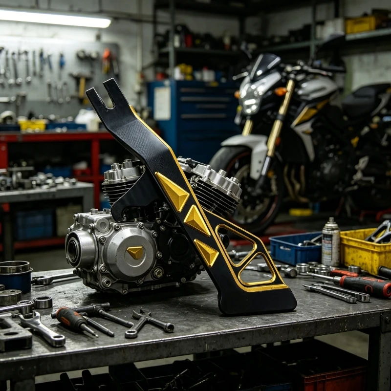 Motorcycle Kickstand Upgraded Featuring Aluminum Construction And Impact Resistant Structure Suitable for W117 H9EE
Motorcycle Kickstand Upgraded Featuring Aluminum Construction And Impact Resistant Structure Suitable for W117 H9EE