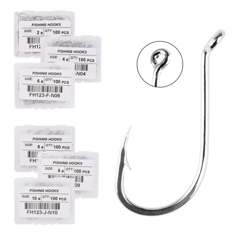 Hot 100pcs Ringed High Carbon Steel Octopus Hooks Offset Eagle Beak Saltwater Freshwater Turtle Carp Tuna Snapper Bass Tackle
Hot 100pcs Ringed High Carbon Steel Octopus Hooks Offset Eagle Beak Saltwater Freshwater Turtle Carp Tuna Snapper Bass Tackle