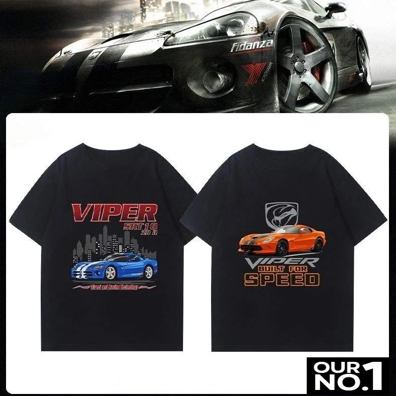 Summer Fans Casual Cotton T-shirt Dodge Viper SRT Racing Car Sports Car Print Short-sleeved T-shirt Men's and Women's T-shirts
Summer Fans Casual Cotton T-shirt Dodge Viper SRT Racing Car Sports Car Print Short-sleeved T-shirt Men's and Women's T-shirts