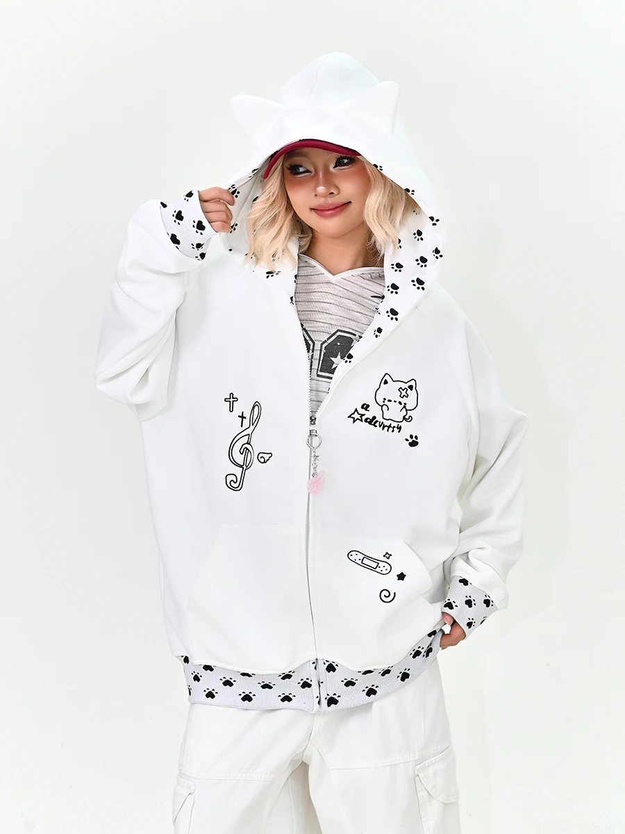 Новинка Весна 2026: Женский свободный кардиган-худи с принтом собачьих лап, в стиле BF College, уличная мода, длинный рукав
Новинка Весна 2026: Женский свободный кардиган-худи с принтом собачьих лап, в стиле BF College, уличная мода, длинный рукав