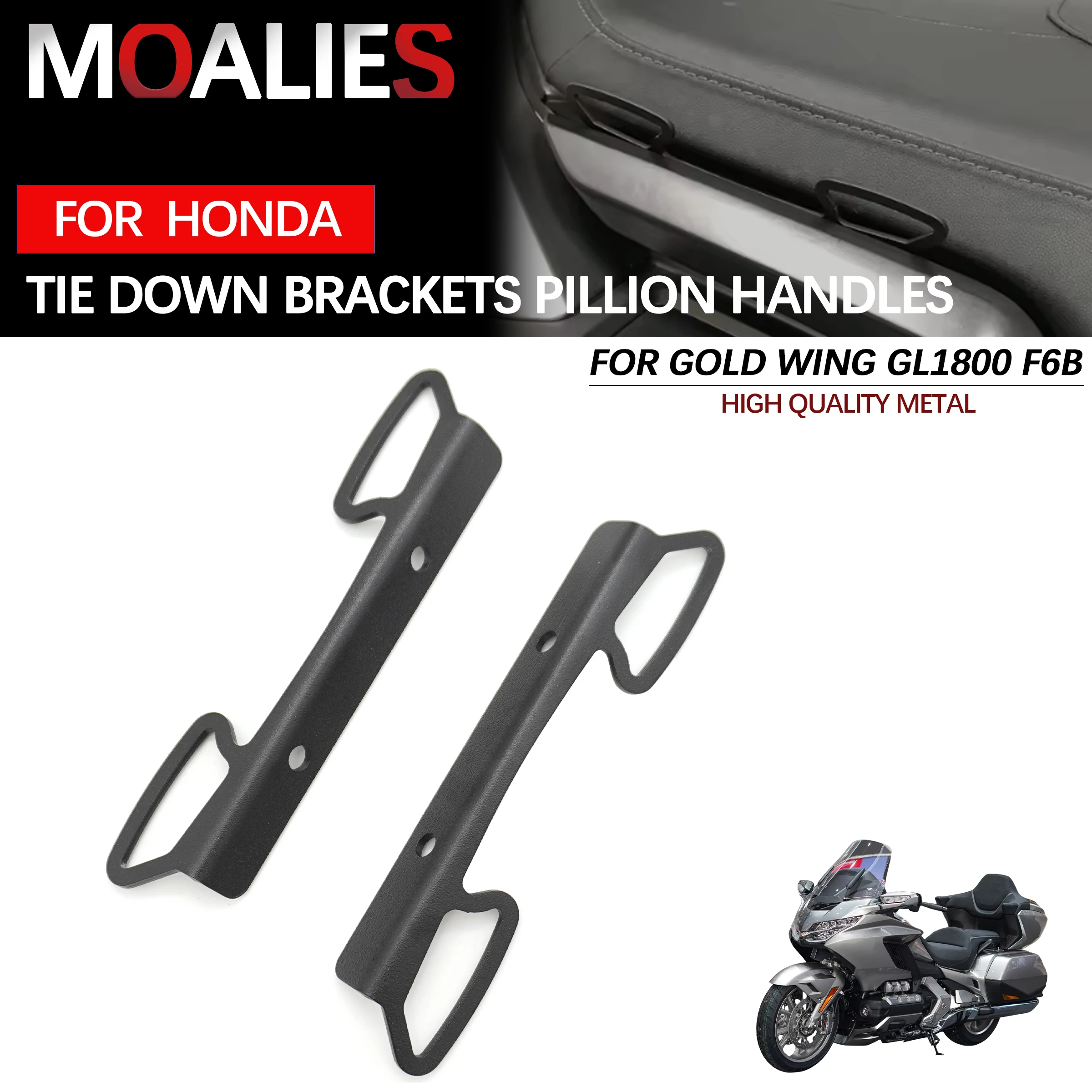 For Honda Goldwing 1800 GL1800 Gold wing 1800 GL 1800 F5B 2018-2023 2022 2021 Passenger Seat Rear Tie Down Anchors Mount Bracket
For Honda Goldwing 1800 GL1800 Gold wing 1800 GL 1800 F5B 2018-2023 2022 2021 Passenger Seat Rear Tie Down Anchors Mount Bracket