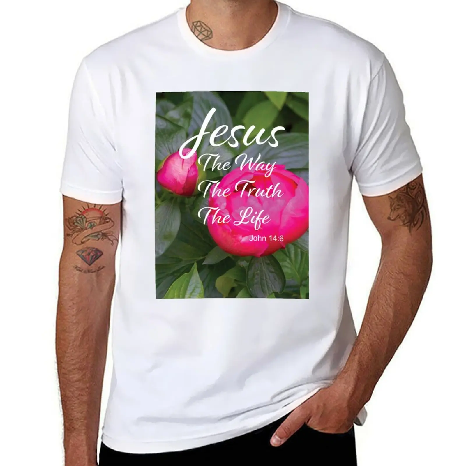 Jesus The Way The Truth The Life John 14 6 - Inspirational Bible Verse T-Shirt man tshirt t shirt personalised
Jesus The Way The Truth The Life John 14 6 - Inspirational Bible Verse T-Shirt man tshirt t shirt personalised