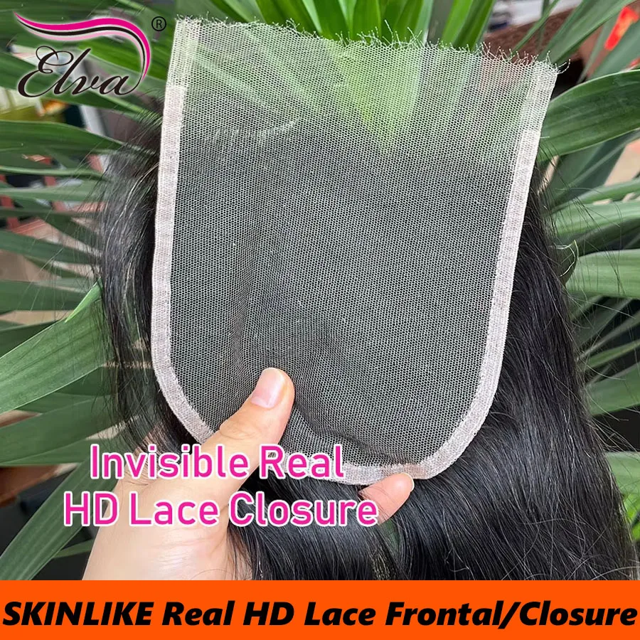 Elva Hair Real HD Lace Frontal Closure Melt Skins Invisible HD Lace Closure Pre Plucked Virgin Human Hairs Straight & Body Wave
Elva Hair Real HD Lace Frontal Closure Melt Skins Invisible HD Lace Closure Pre Plucked Virgin Human Hairs Straight & Body Wave