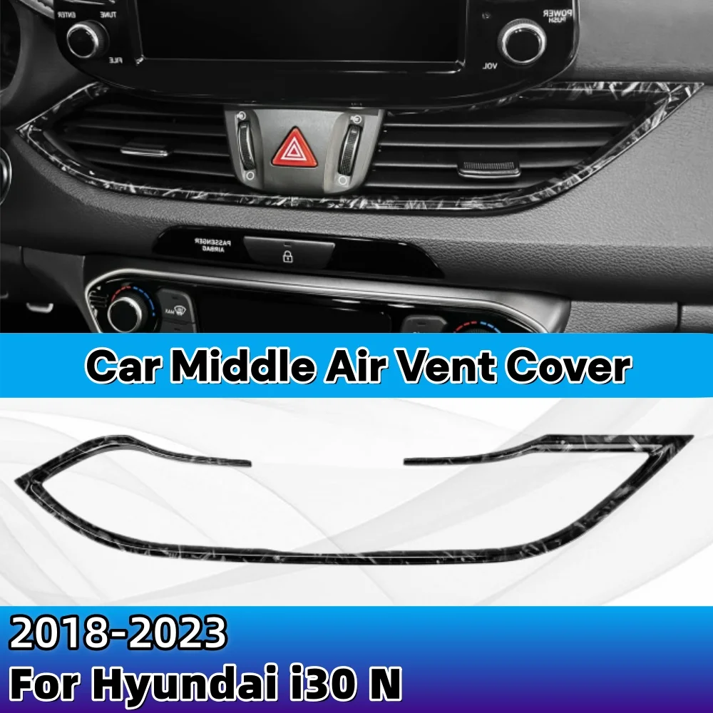 For Hyundai i30 N 2018-2023 Forged Black Style Middle Air Vent Frame Warning lights Button Decorative Cover Scratch Protective
For Hyundai i30 N 2018-2023 Forged Black Style Middle Air Vent Frame Warning lights Button Decorative Cover Scratch Protective