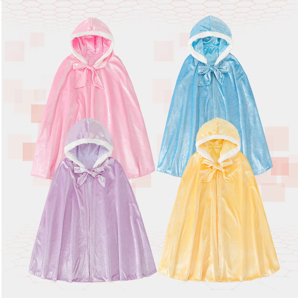 Elsa Princess Cape Shoulder Christmas Stage Performance Costume Halloween Children's Robe Velvet Polyester Fiber
Elsa Princess Cape Shoulder Christmas Stage Performance Costume Halloween Children's Robe Velvet Polyester Fiber