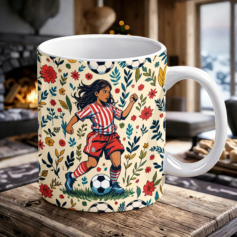 Soccer-Inspired Floral Button Print Mug Coffee Cup Ceramic Cup with a bottle opener function of 2026 Major Football Event
Soccer-Inspired Floral Button Print Mug Coffee Cup Ceramic Cup with a bottle opener function of 2026 Major Football Event