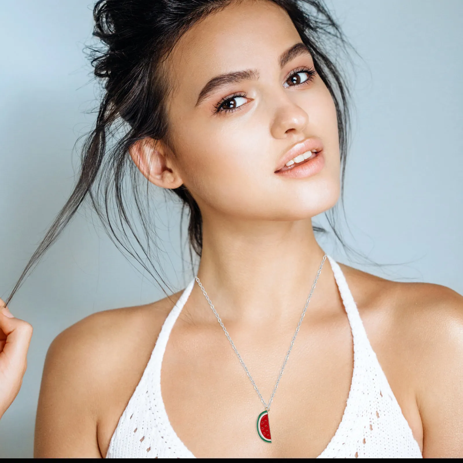 10Pcs Fruit Watermelon Pendant Charm Alloy Enamel Slices for DIY Jewelry Craft Projects Earrings Bracelets Necklaces Decorations
10Pcs Fruit Watermelon Pendant Charm Alloy Enamel Slices for DIY Jewelry Craft Projects Earrings Bracelets Necklaces Decorations