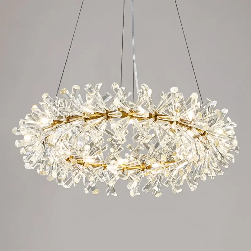 LED Ring Pendant Light Bedroom Living Room Dining Room Kitchen Decoration Modern Crystal Wreath Hanging Light G4
LED Ring Pendant Light Bedroom Living Room Dining Room Kitchen Decoration Modern Crystal Wreath Hanging Light G4