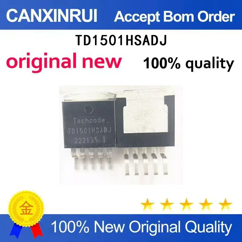(5-100 pieces)TD1501HSADJ TD1501H New TO-263 Power Regulator IC
(5-100 pieces)TD1501HSADJ TD1501H New TO-263 Power Regulator IC