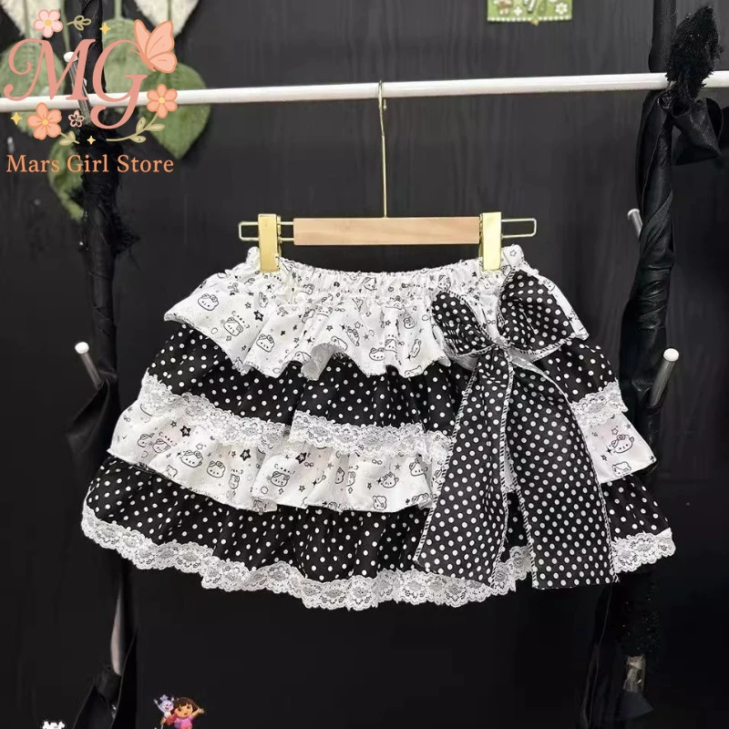 Японская юбка Sweet Cake Lolita Cute Bear Print Юбка с высокой талией Kawaii Кружева Y2k Мини-юбка Hot Girls Vintage Korea Chic New
Японская юбка Sweet Cake Lolita Cute Bear Print Юбка с высокой талией Kawaii Кружева Y2k Мини-юбка Hot Girls Vintage Korea Chic New