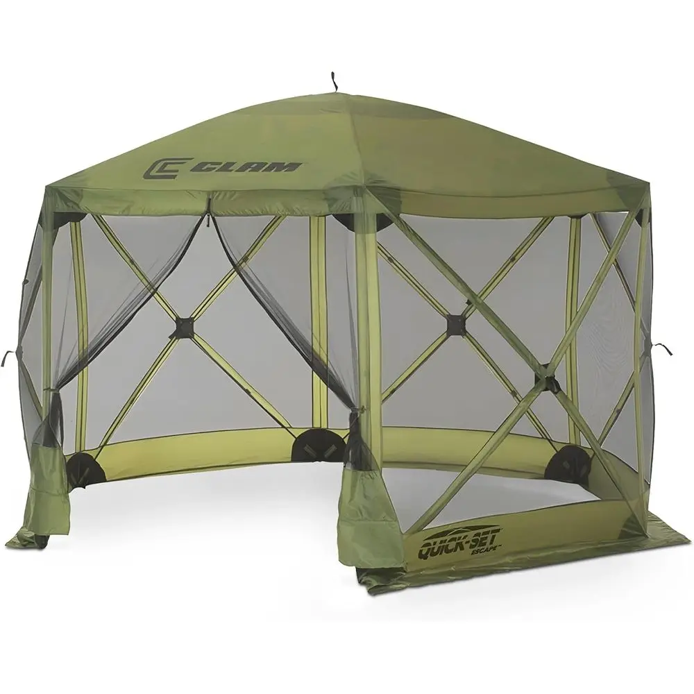Portable Heavy-Duty Outdoor Gazebo, 11.5' Green, Suitable for Camping, Beach, and Backyard with Mesh Netting
Portable Heavy-Duty Outdoor Gazebo, 11.5' Green, Suitable for Camping, Beach, and Backyard with Mesh Netting