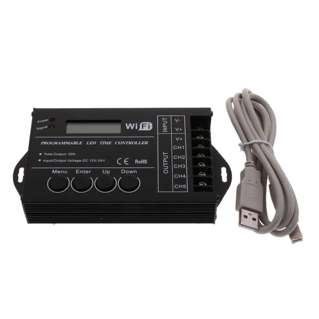 LED Time Dimmer Controller Wireless Modulator Timer Control for Plant Lights Home Decor Stage DIY
LED Time Dimmer Controller Wireless Modulator Timer Control for Plant Lights Home Decor Stage DIY