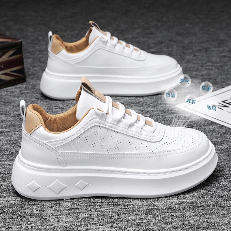 Повседневные туфли MODX, перфорированные дышащие белые кроссовки, модная студенческая обувь, мужская обувь на все сезоны.
Повседневные туфли MODX, перфорированные дышащие белые кроссовки, модная студенческая обувь, мужская обувь на все сезоны.