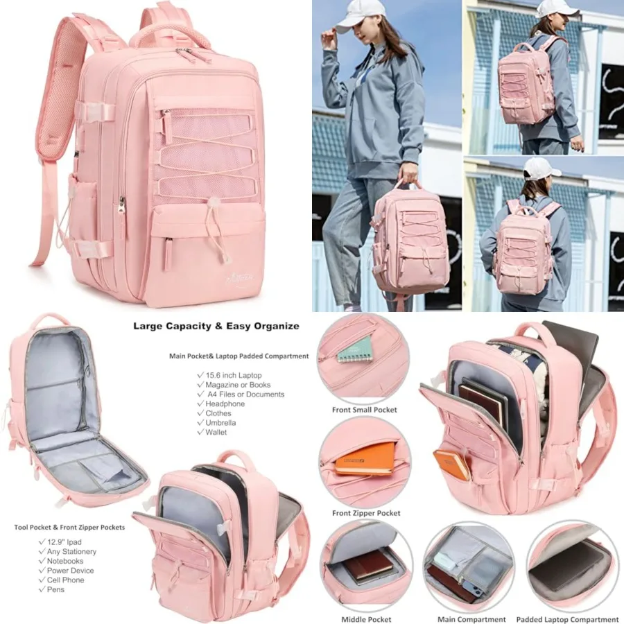 Travel Backpack for Women Men Laptop Backpacks with USB Port Carry on Bag Airline Approved Large College School Bookbags Waterp
Travel Backpack for Women Men Laptop Backpacks with USB Port Carry on Bag Airline Approved Large College School Bookbags Waterp