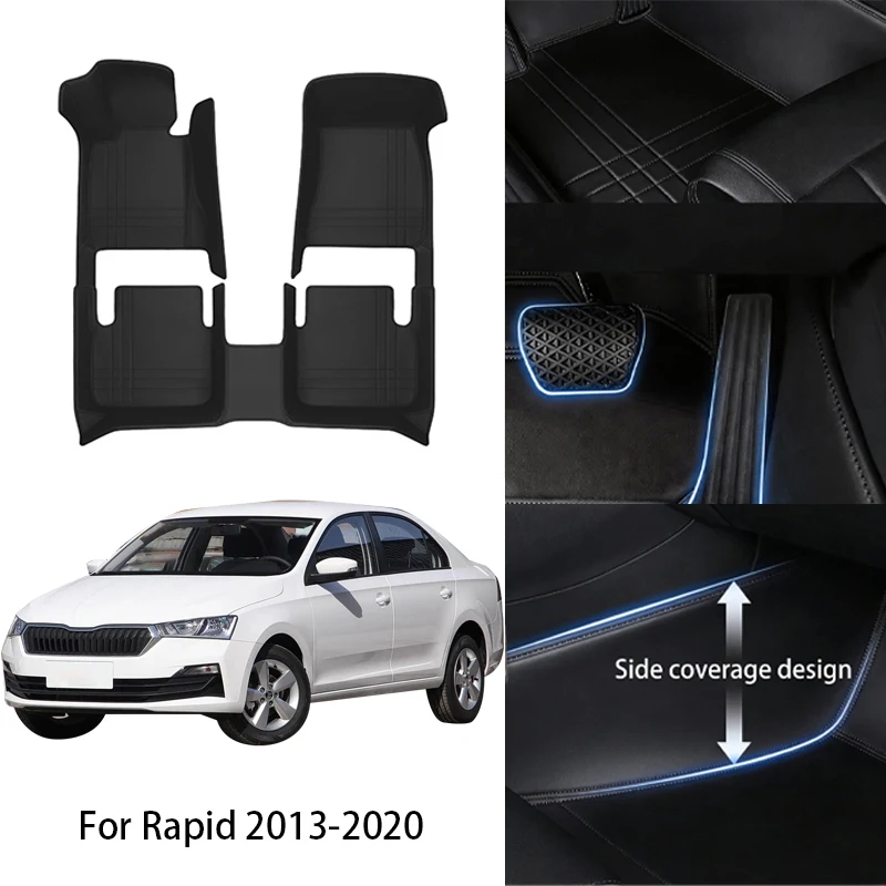 Комплект автомобильных ковриков из искусственной кожи на заказ для Skoda Rapid Superb 2013, 2016, 2019, 2023. Роскошный полный комплект аксессуаров для интерьера авто.
Комплект автомобильных ковриков из искусственной кожи на заказ для Skoda Rapid Superb 2013, 2016, 2019, 2023. Роскошный полный комплект аксессуаров для интерьера авто.