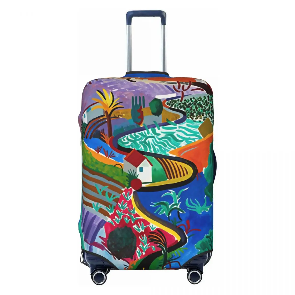 David Hockney Vintage VL14 Poster Suitcase Cover Cruise Trip Protection Flight Fun Luggage Case
David Hockney Vintage VL14 Poster Suitcase Cover Cruise Trip Protection Flight Fun Luggage Case