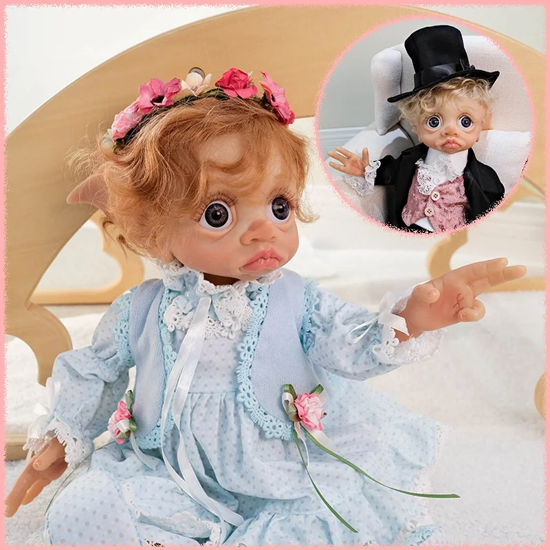 16inch Cute Baby Girl and Boy Tinky Fairy Elf Finished Reborn Doll Handmade High Quality Detailed Paint Art Doll Toys
16inch Cute Baby Girl and Boy Tinky Fairy Elf Finished Reborn Doll Handmade High Quality Detailed Paint Art Doll Toys