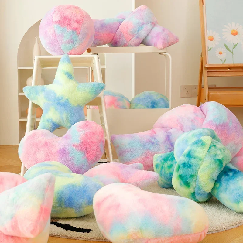 Plush Pillows Cloud Star Heart Shapes Rainbow Pastel Hues Soft Fluffy Plush Material Home Decor Nursery Teens Bed Couch Throw
Plush Pillows Cloud Star Heart Shapes Rainbow Pastel Hues Soft Fluffy Plush Material Home Decor Nursery Teens Bed Couch Throw