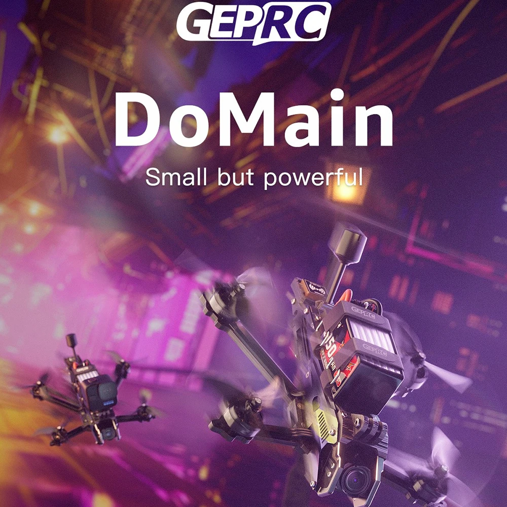 GEPRC DoMain3.6/DoMain4.2 Analog Freestyle FPV Drone Support GP Camera with RAD MINI 1W VTX SPEEDX2 2105.5 2650KV Motor
GEPRC DoMain3.6/DoMain4.2 Analog Freestyle FPV Drone Support GP Camera with RAD MINI 1W VTX SPEEDX2 2105.5 2650KV Motor