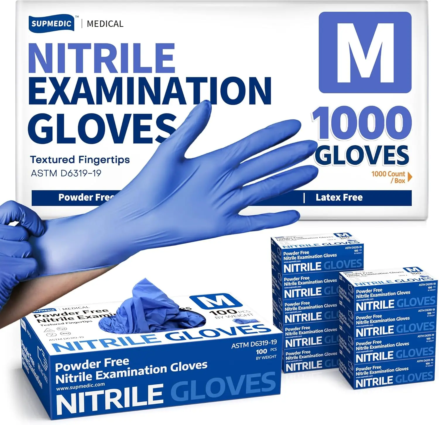 Disposable Nitrile Gloves Powder-Free Latex-Free for Cleaning Food Prep Blue Iris 100ct
Disposable Nitrile Gloves Powder-Free Latex-Free for Cleaning Food Prep Blue Iris 100ct