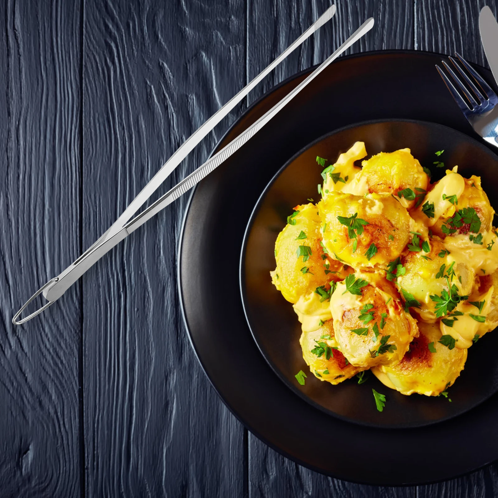 Stainless Steel Tweezer Tongs Fine Tip For Food Picking Cooking Reusable Kitchen Gadget Metal Tongs Chef Utensils
Stainless Steel Tweezer Tongs Fine Tip For Food Picking Cooking Reusable Kitchen Gadget Metal Tongs Chef Utensils