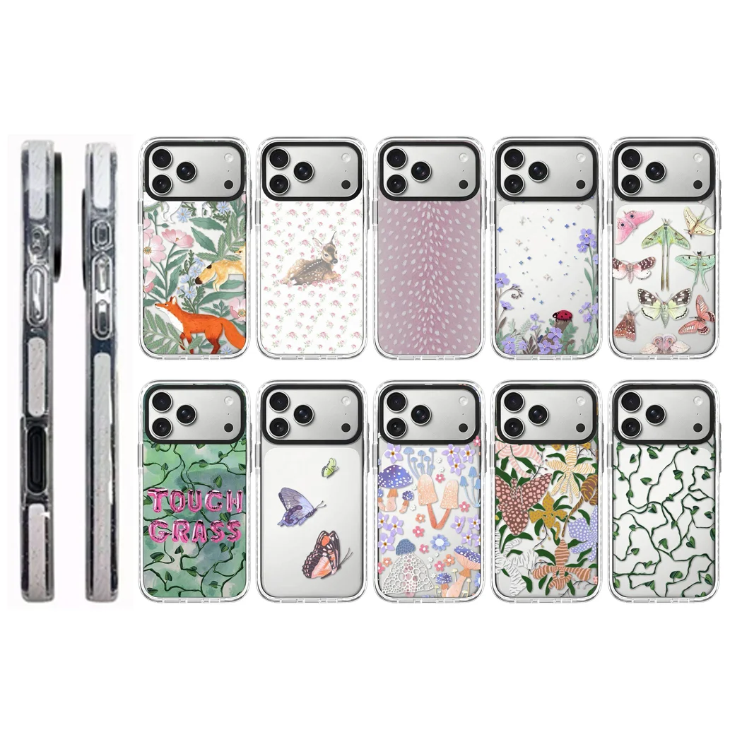 Grass Butterfly Impact Acrylic White Border Magnetic Phone Cover for IPhone 12 13 14 15 16 17 Pro Max Case for IPhone 17 Air
Grass Butterfly Impact Acrylic White Border Magnetic Phone Cover for IPhone 12 13 14 15 16 17 Pro Max Case for IPhone 17 Air