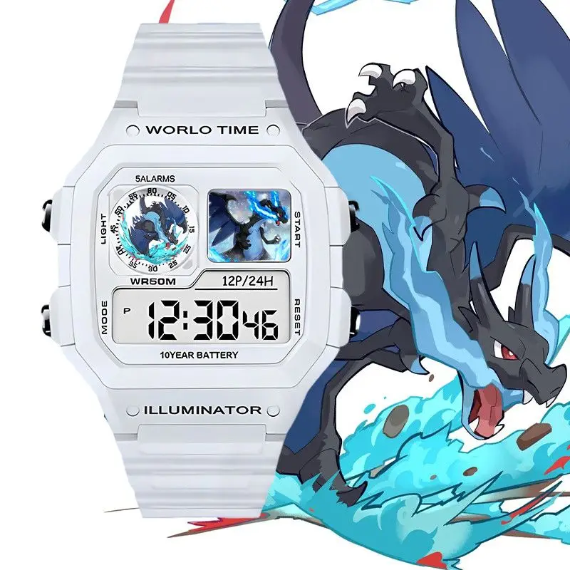 Pokémon student electronic watch Charizard anime watch peripheral small block cartoon birthday Christmas gift
Pokémon student electronic watch Charizard anime watch peripheral small block cartoon birthday Christmas gift