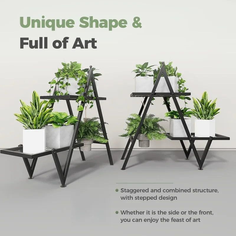 A-shaped Metal Plant Support Rack Indoor and Outdoor 2-layer Corner Plant Stand Living Room Bedroom Decorative Display Rack
A-shaped Metal Plant Support Rack Indoor and Outdoor 2-layer Corner Plant Stand Living Room Bedroom Decorative Display Rack