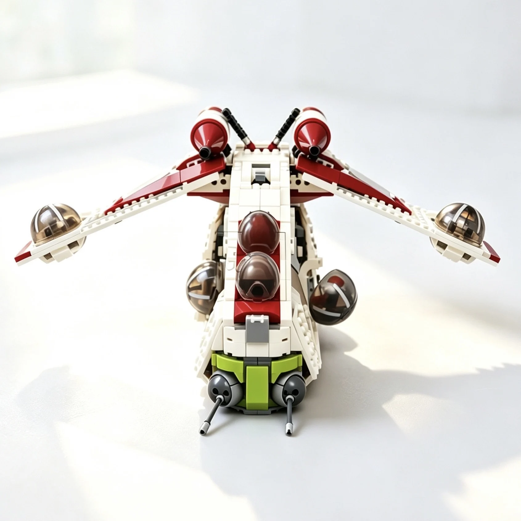 Sci-Fi Republic Gunship Building Blocks - White & Red Starship Model, DIY Assembly Bricks Toy for Kids & Collectors
Sci-Fi Republic Gunship Building Blocks - White & Red Starship Model, DIY Assembly Bricks Toy for Kids & Collectors