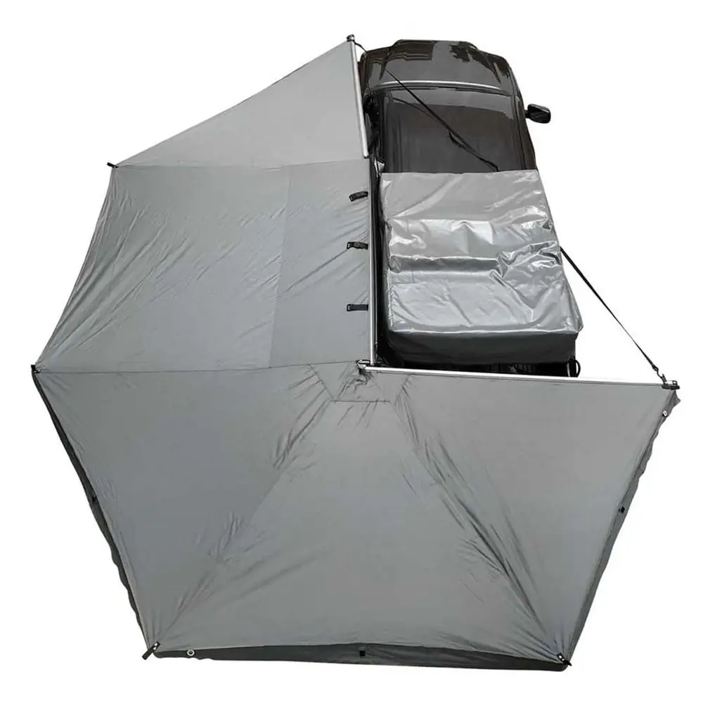 19519907 HD Nomadic 270 Degree Awning Driver Side 129 Sq Ft of Coverage Dark Gray Fabric with Travel Cover Included Twist and L
19519907 HD Nomadic 270 Degree Awning Driver Side 129 Sq Ft of Coverage Dark Gray Fabric with Travel Cover Included Twist and L