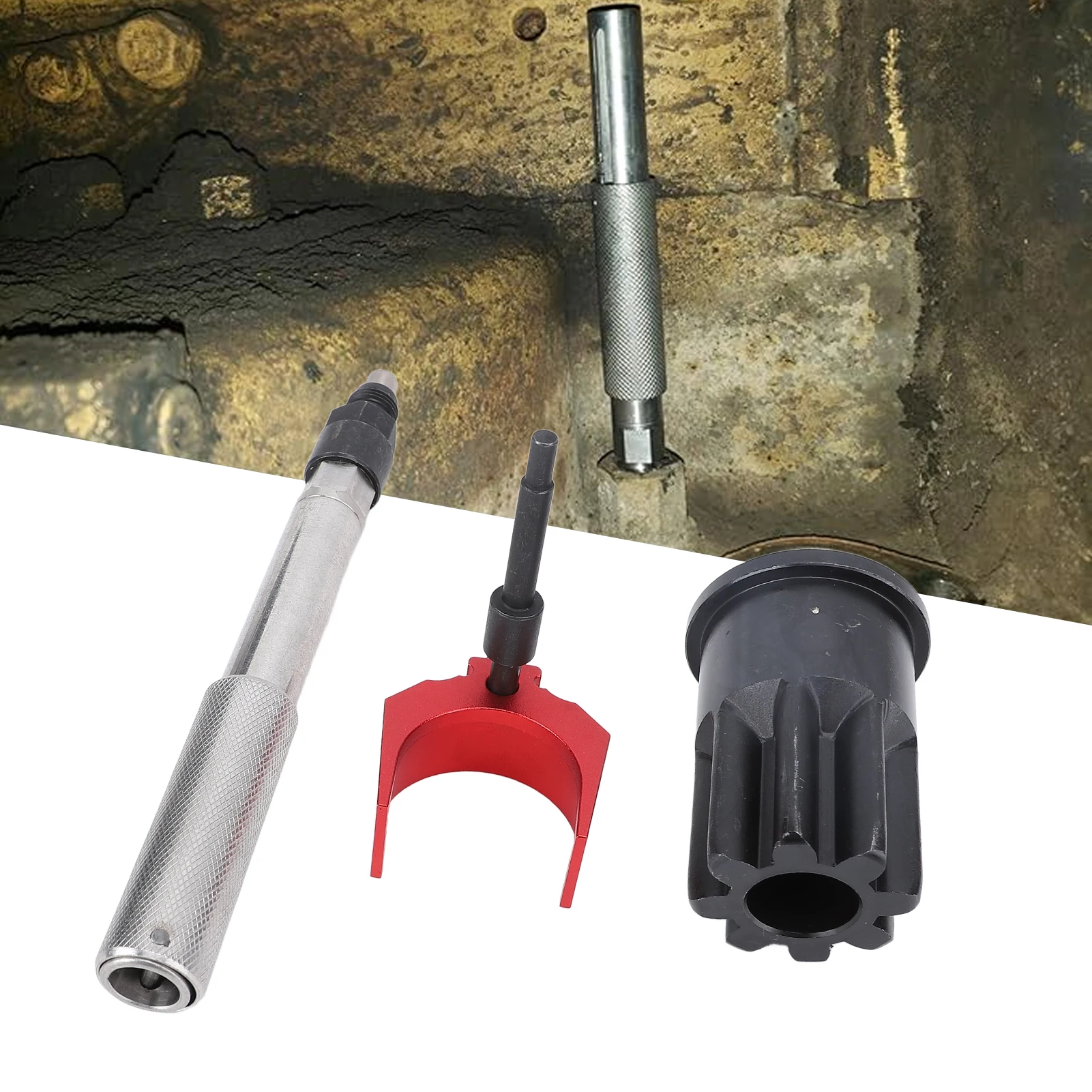 Инструмент синхронизации CAT 3406E/C15/C16 — автоматический штифт синхронизации J 42083, и набор измерений высоты форсунок 9U 7227
Инструмент синхронизации CAT 3406E/C15/C16 — автоматический штифт синхронизации J 42083, и набор измерений высоты форсунок 9U 7227