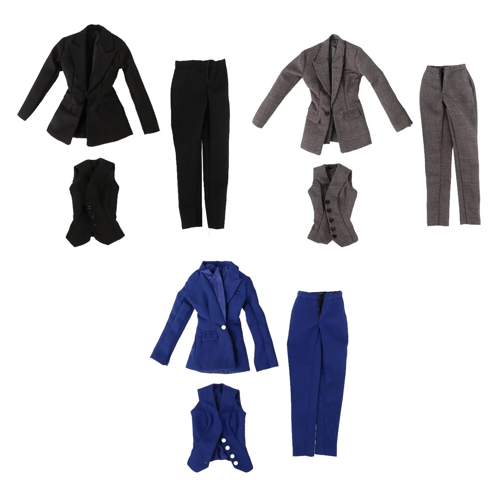 3Pcs 1/6 Female Figure Doll Clothes Jacket Pants with Vest Outfit for 12" Female Action Figures Dress up Doll Model Accessories
3Pcs 1/6 Female Figure Doll Clothes Jacket Pants with Vest Outfit for 12" Female Action Figures Dress up Doll Model Accessories