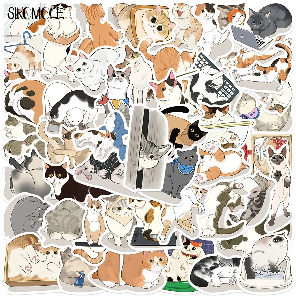10/30/50PCS Japanese Anime Cat Graffiti Stickers Cute Cartoon Aesthetic Kawaii DIY Toy Kid Travel Luggage Fridge Decal Sticker
10/30/50PCS Japanese Anime Cat Graffiti Stickers Cute Cartoon Aesthetic Kawaii DIY Toy Kid Travel Luggage Fridge Decal Sticker