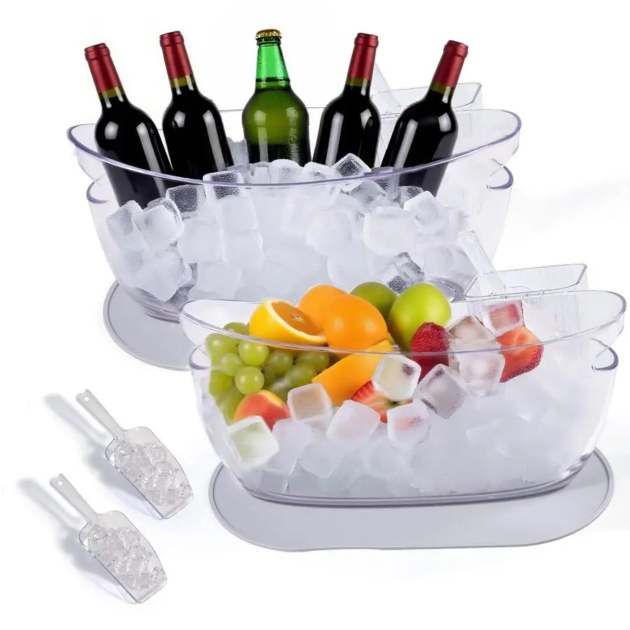 BucketUpgraded Beverage Tub with Anti Condensation Silicone Pad and Ice Scoop Set5.5L Ice TubParty CoolerMimosa Bar Supplies
BucketUpgraded Beverage Tub with Anti Condensation Silicone Pad and Ice Scoop Set5.5L Ice TubParty CoolerMimosa Bar Supplies