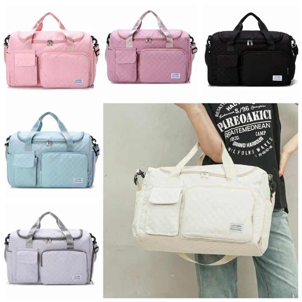 Fashion Oxford Luggage Bag Wet Dry Separation Solid Color Quilted Gym Bag Organizer Large Capacity Travel Handbag Travel
Fashion Oxford Luggage Bag Wet Dry Separation Solid Color Quilted Gym Bag Organizer Large Capacity Travel Handbag Travel