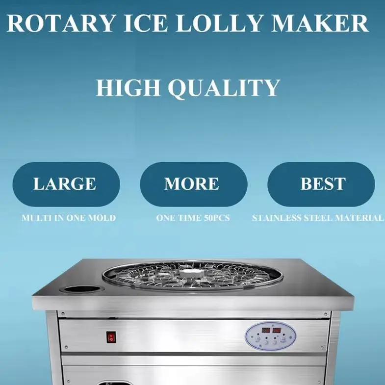 Gray Stainless Steel Popsicle Maker Machine Small Rotating Mold for Household Use Mango Popsicle Maker
Gray Stainless Steel Popsicle Maker Machine Small Rotating Mold for Household Use Mango Popsicle Maker