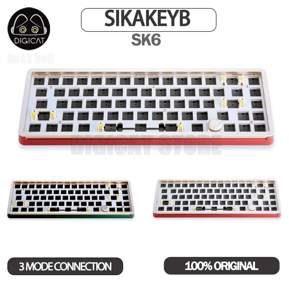 SIKAKEYB SK6 Gamer Mechanical Keyboard Kit 3Mode USB/2.4G/Bluetooth Wireless Keyboard Kit RGB 69keys Gaming Keyboards Kit Gifts
SIKAKEYB SK6 Gamer Mechanical Keyboard Kit 3Mode USB/2.4G/Bluetooth Wireless Keyboard Kit RGB 69keys Gaming Keyboards Kit Gifts