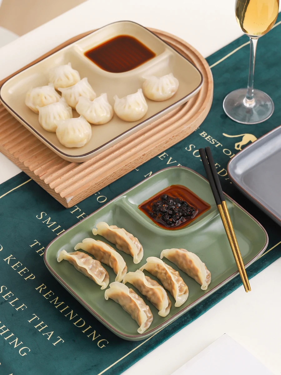 Japanese style ceramic dumpling Plate Steamed shrimp dumpling snack Breakfast plate with vinegar plate sushi plate household
Japanese style ceramic dumpling Plate Steamed shrimp dumpling snack Breakfast plate with vinegar plate sushi plate household