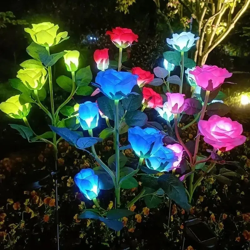 1PC Solar 5 Head Rose Flower LED Light Outdoor Plug in Decorative Light Landscape Lighting for Garden Lawn Yard Path Patio
1PC Solar 5 Head Rose Flower LED Light Outdoor Plug in Decorative Light Landscape Lighting for Garden Lawn Yard Path Patio