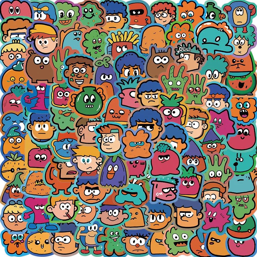 100Pcs Mini Weird Strange Eccentric Graffiti Stickers Decorative Guitar Phone Cases DIY Luggage Laptop Waterproof Sticker
100Pcs Mini Weird Strange Eccentric Graffiti Stickers Decorative Guitar Phone Cases DIY Luggage Laptop Waterproof Sticker