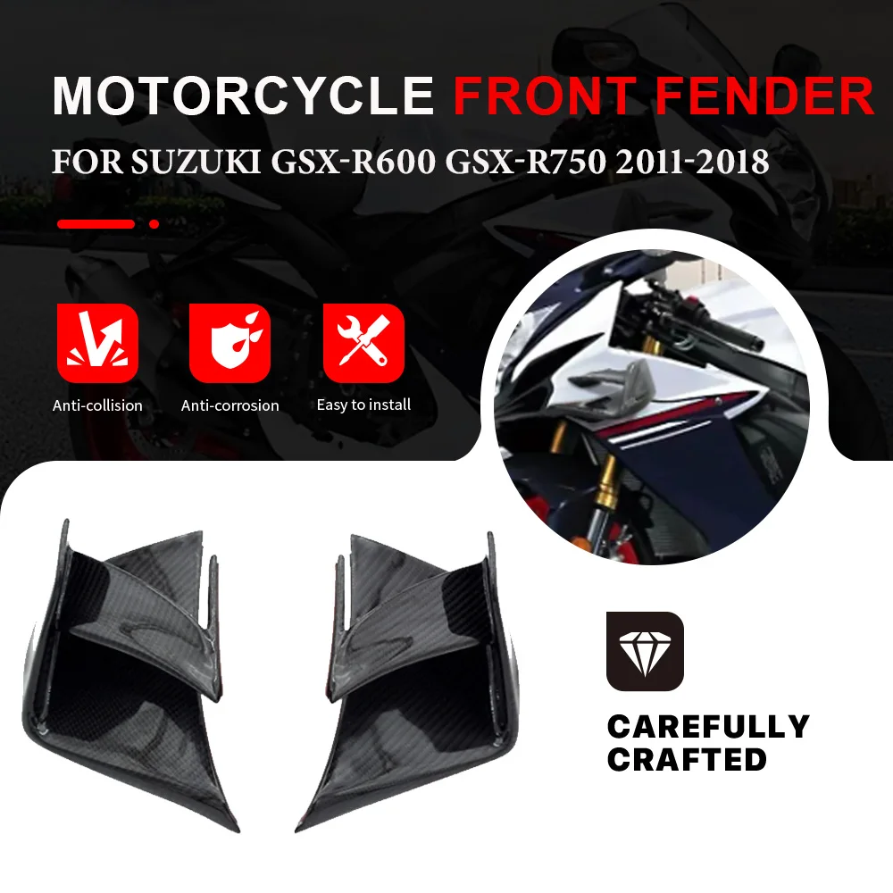 100% 3K Carbon FiberMotorcycle Aerodynamic Spoiler Fairing Fixed Wing For SUZUKI GSX-R600 GSX-R750 GSXR600 GSXR750 2011-2018
100% 3K Carbon FiberMotorcycle Aerodynamic Spoiler Fairing Fixed Wing For SUZUKI GSX-R600 GSX-R750 GSXR600 GSXR750 2011-2018