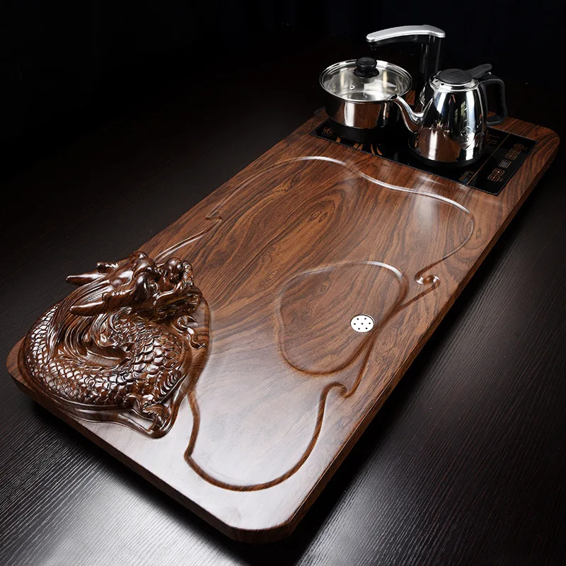 Solid wood tea tray Drainage water storage kung set Drawer room board table Chinese tea room ceremony tools
Solid wood tea tray Drainage water storage kung set Drawer room board table Chinese tea room ceremony tools