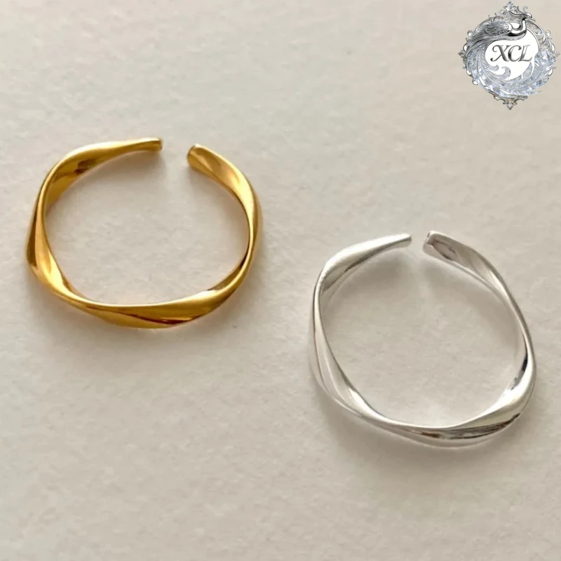 Набор колец XCL из стерлингового серебра 925 пробы с геометрическим узором, регулируемые штабелируемые кольца, модный свадебный подарок, ювелирные украшения для женщин
Набор колец XCL из стерлингового серебра 925 пробы с геометрическим узором, регулируемые штабелируемые кольца, модный свадебный подарок, ювелирные украшения для женщин