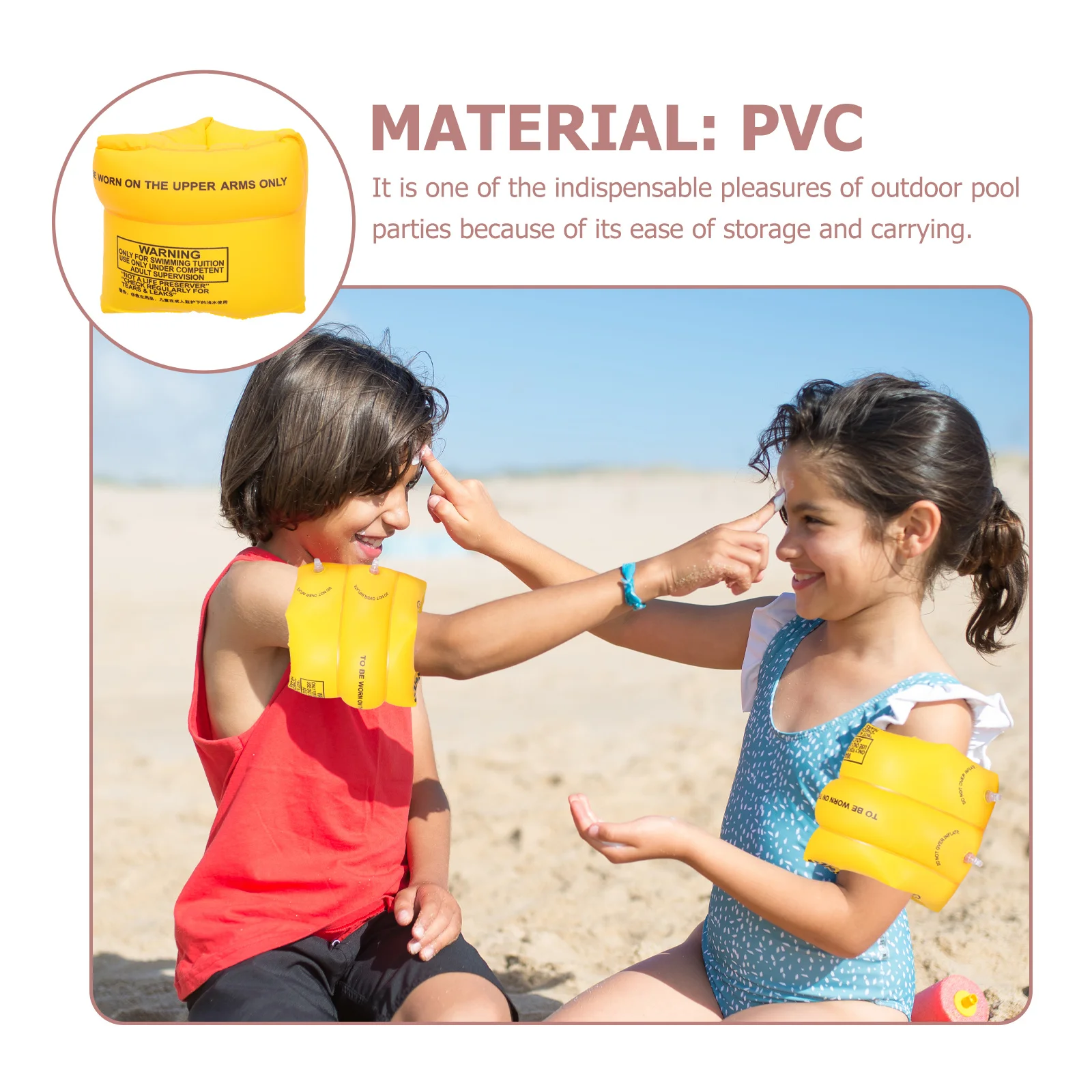 2Pcs Swim Beginner Supplies Arm Floating Sleeves for Adults Inflatable Water Floaties Easy Carry Strong Round Structure
2Pcs Swim Beginner Supplies Arm Floating Sleeves for Adults Inflatable Water Floaties Easy Carry Strong Round Structure