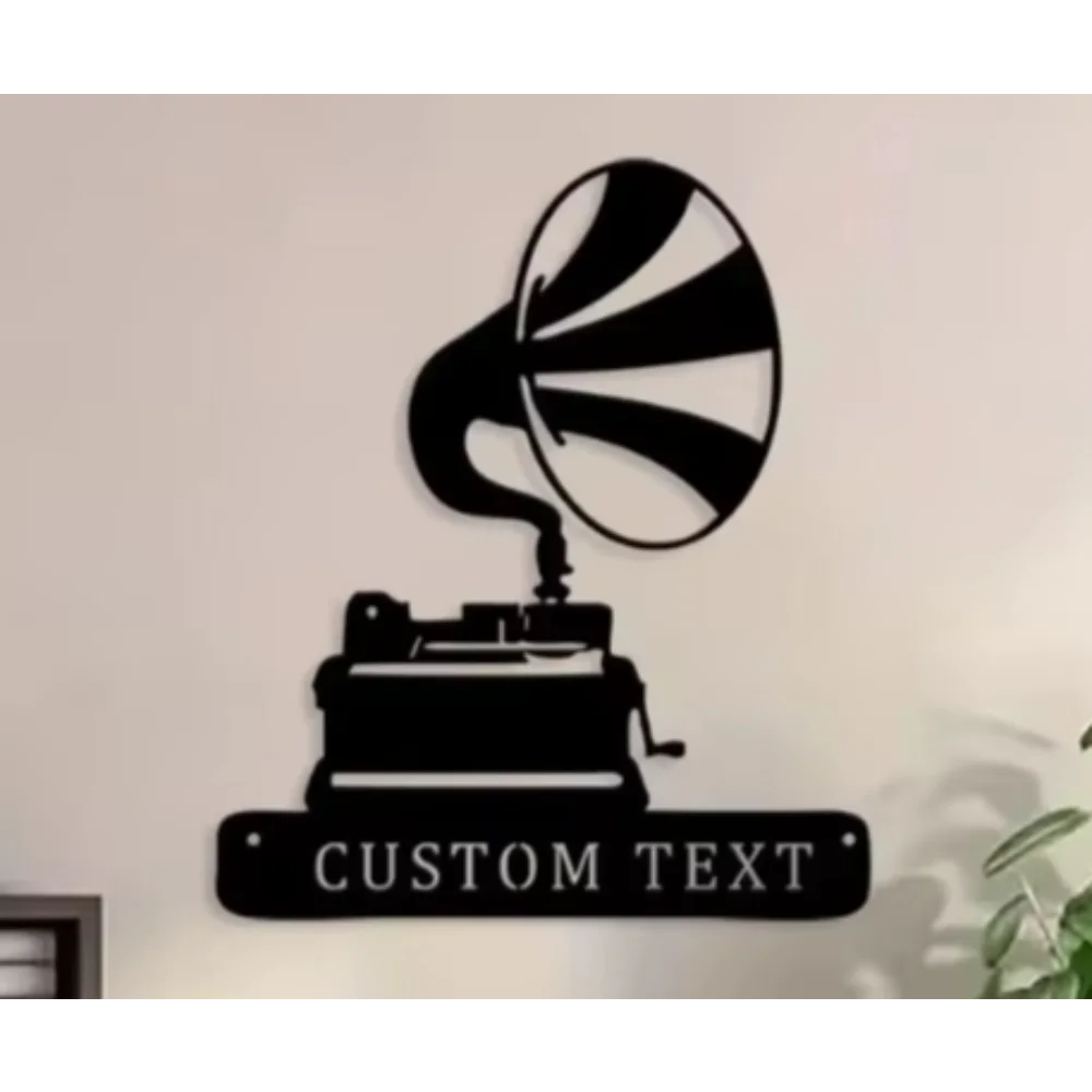 Custom Phonograph Metal sign, Personalize Record Player Name Great Room Decoration, Exceptional Gramophone inspired Artwork
Custom Phonograph Metal sign, Personalize Record Player Name Great Room Decoration, Exceptional Gramophone inspired Artwork