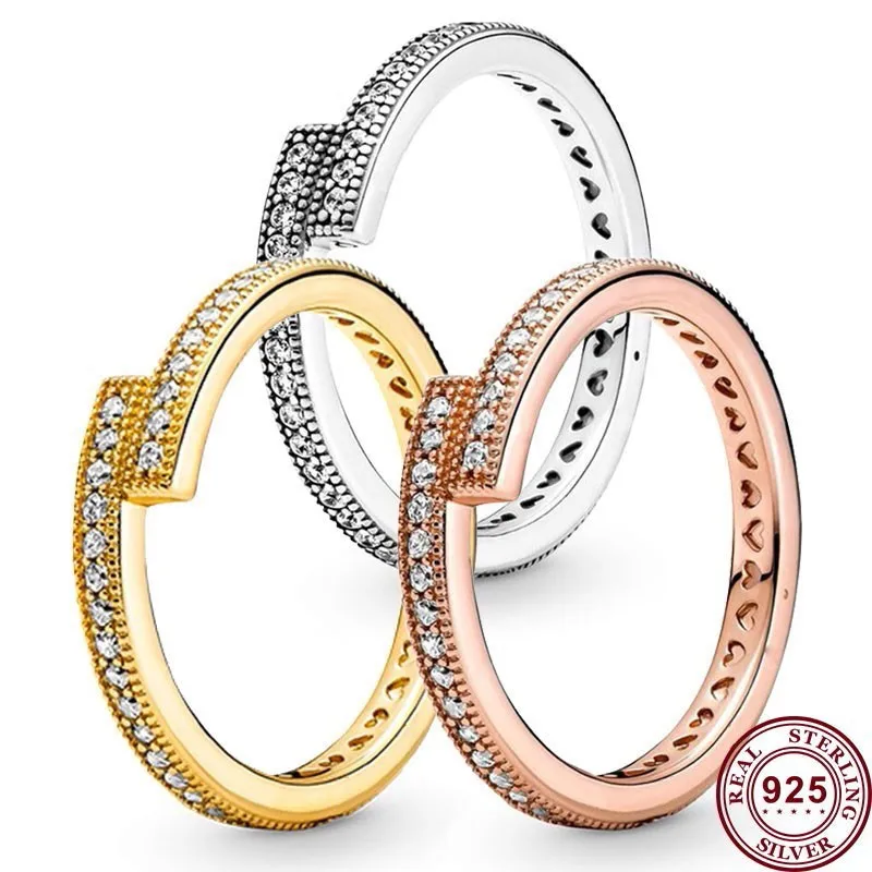 New Hot 925 Silver Light Luxury Dense Interlaced Women's Logo Ring Wedding Gift High Quality DIY Fashion Charm Jewelry
New Hot 925 Silver Light Luxury Dense Interlaced Women's Logo Ring Wedding Gift High Quality DIY Fashion Charm Jewelry