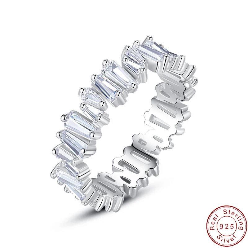 Solid European Irregular Full Pave CZ 925 Sterling Silver Ring For Women Birthday Party Wedding Gift Jewelry
Solid European Irregular Full Pave CZ 925 Sterling Silver Ring For Women Birthday Party Wedding Gift Jewelry