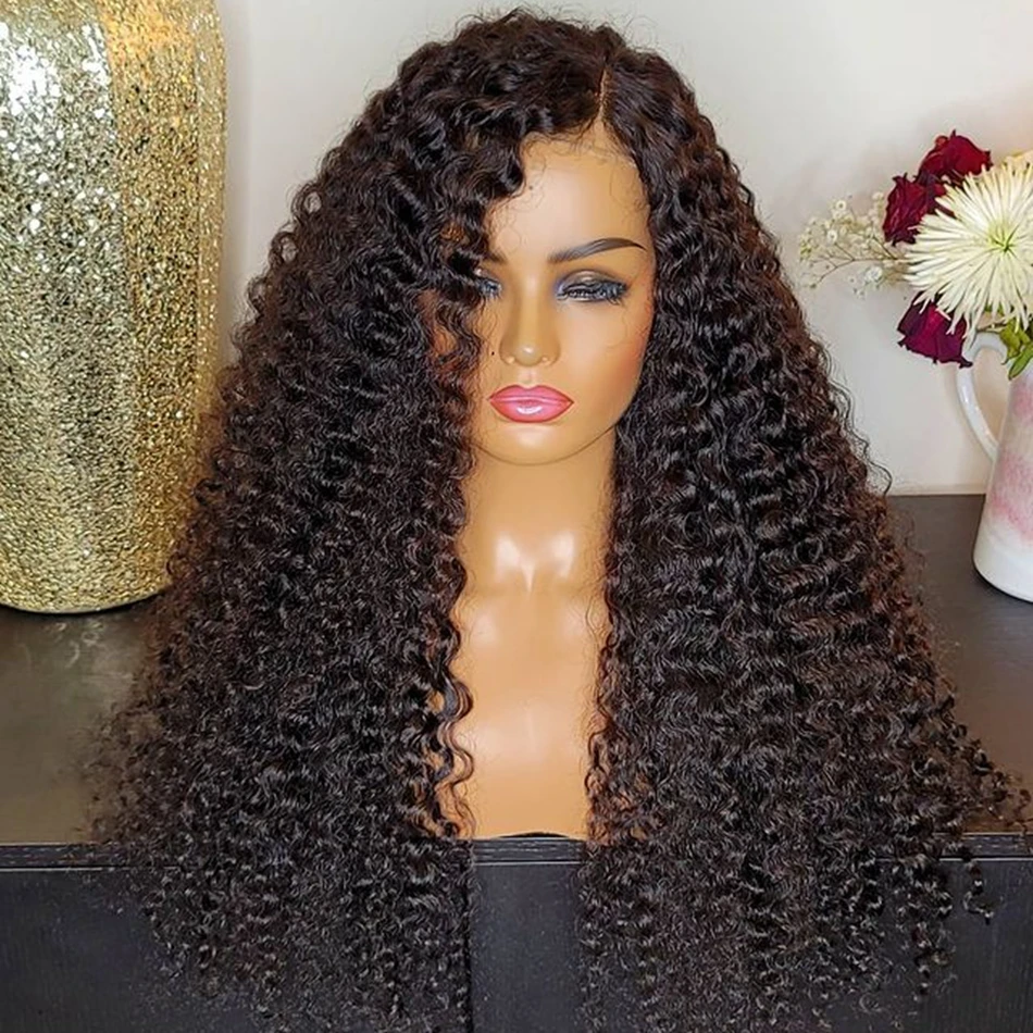 Soft 26Inch Long Black Kinky Curly 180Density Lace Front Wig For African Women Babyhair Heat Resistant Preplucked Glueless Daily
Soft 26Inch Long Black Kinky Curly 180Density Lace Front Wig For African Women Babyhair Heat Resistant Preplucked Glueless Daily