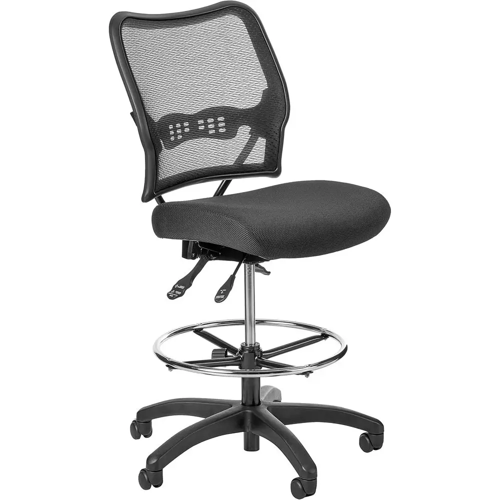 Deluxe Air Grid Ergonomic Chair with Adjustable Lumbar Support and Dual Function Control, Black
Deluxe Air Grid Ergonomic Chair with Adjustable Lumbar Support and Dual Function Control, Black